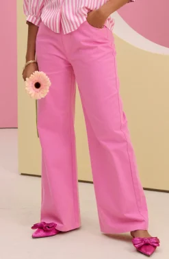 DAMES Ydence Broeken^Pants Indy extra lang | Pink |