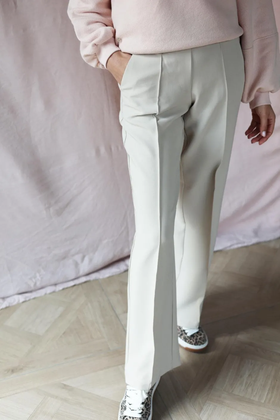 DAMES Nukus Broeken^Pants Jill | Light sand |