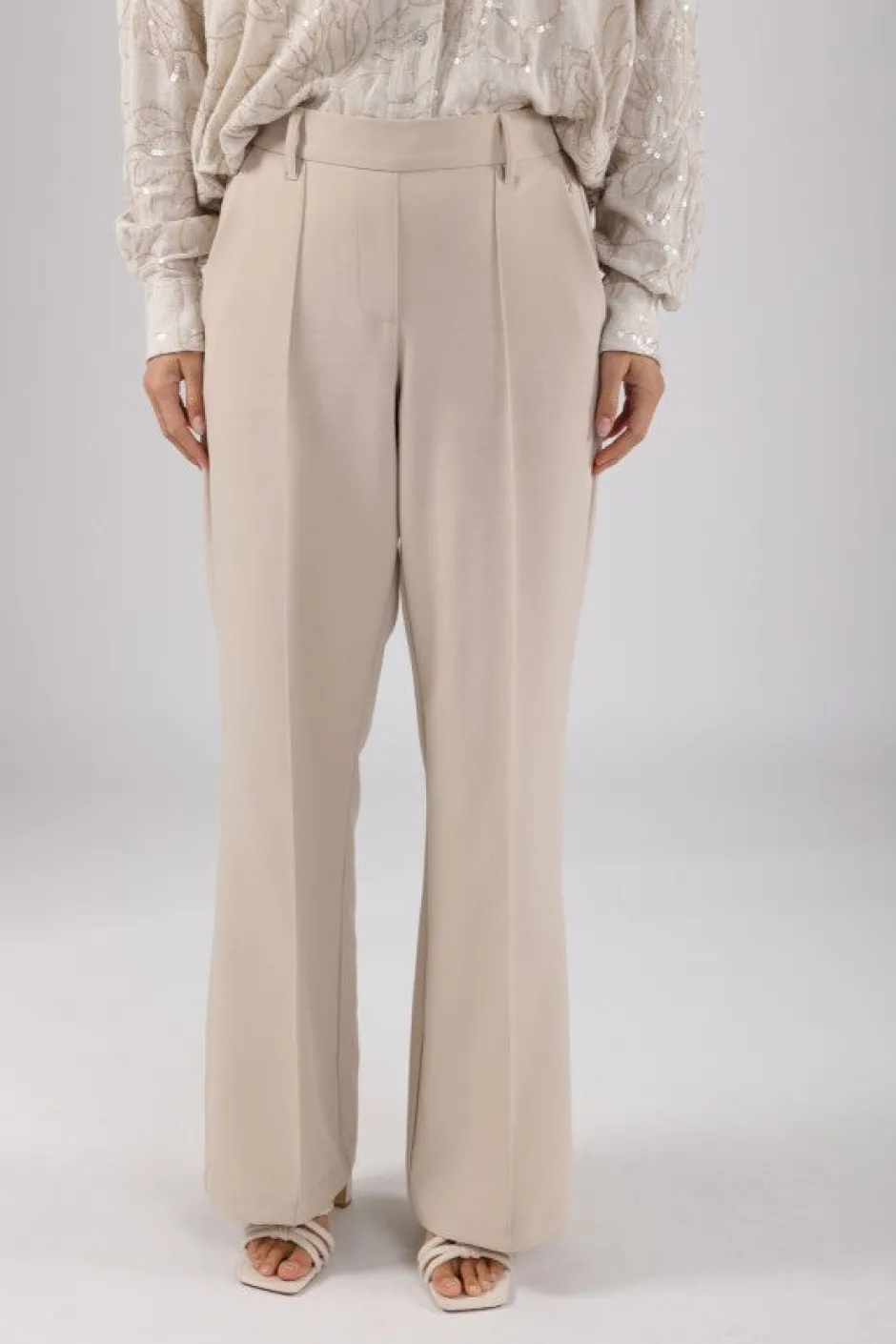 DAMES Nukus Broeken^Pants Jill | Light sand |