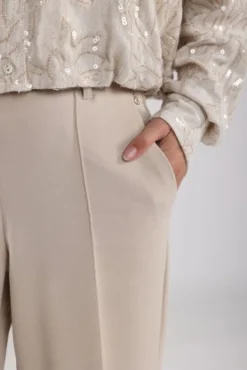 DAMES Nukus Broeken^Pants Jill | Light sand |