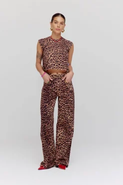 DAMES Harper u0026 Yve Broeken^Pants Mayra | Lexie leopard | Harper & Yve