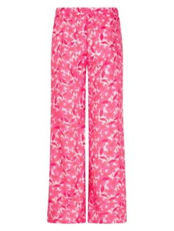 DAMES Ydence Co-ords | Broeken^Pants Veerle | Pink flower |