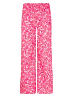 DAMES Ydence Co-ords | Broeken^Pants Veerle | Pink flower |