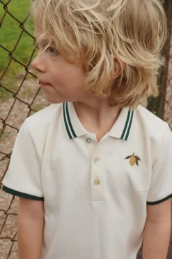 Konges Slojd Shirts | Shirts^Polo shirt Florian gots | Antique white |