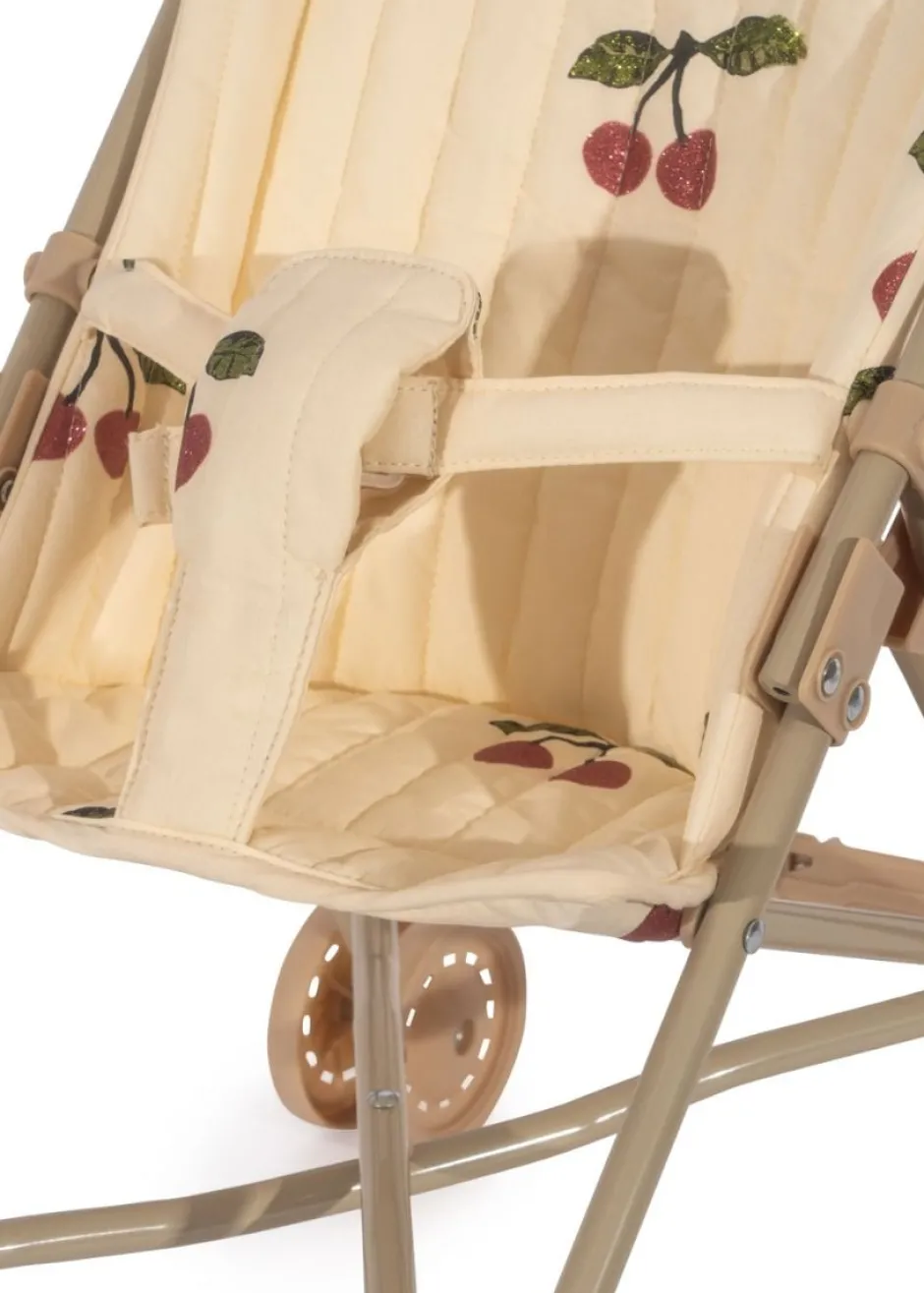 Konges Slojd Poppen & Accessoires | Educatief Speelgoed^Poppenbuggy | Ma grande cerise pink glitter | 3+ jaar |