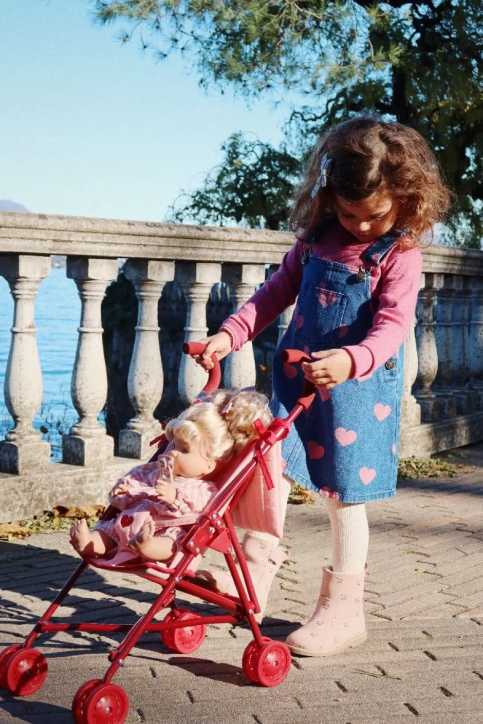 Konges Slojd Poppen & Accessoires | Educatief Speelgoed^Poppenbuggy | Mellow rose | 3+ jaar |