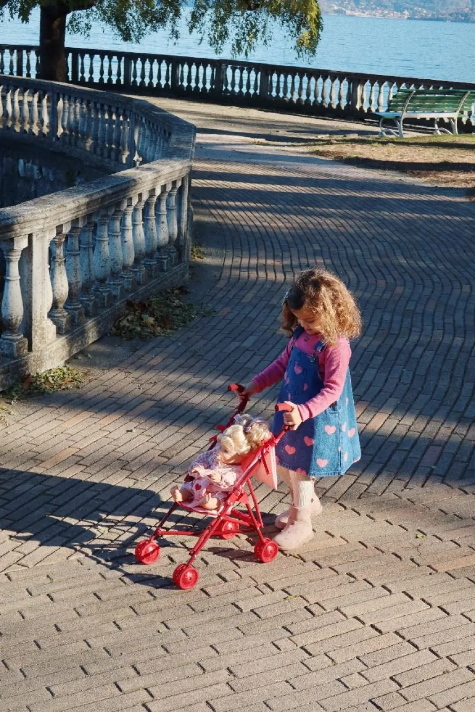 Konges Slojd Poppen & Accessoires | Educatief Speelgoed^Poppenbuggy | Mellow rose | 3+ jaar |