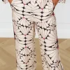 DAMES Refined Department Co-ords | Broeken^Printed pants Novel | Flower |