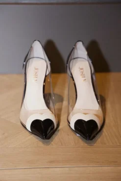 DAMES JOSH V Hakken^Pumps Michou | Black ecru |