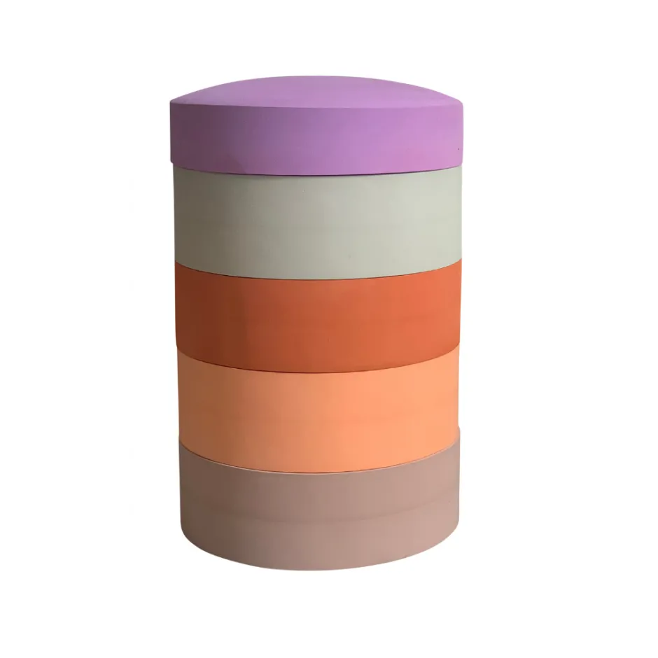 Moes Play Decoraties & Accessoires^Rainbow chair earth | 5 stuks | Open ended speelgoed |