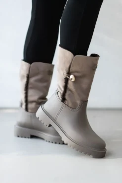 DAMES Unisa Laarzen & Boots^Regenlaarzen Garfil | Taupe |