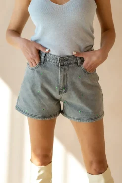 DAMES Refined Department Co-ords | Shorts^Relaxed short studs Zaar | Mid grey |