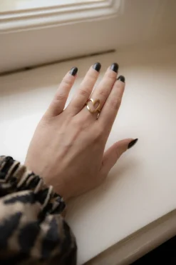 DAMES WAUW Fashion Sieraden^Ring lots of love | Goud