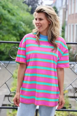 DAMES Stieglitz Tops | Tops^Romee oversized T-shirt | Purple |