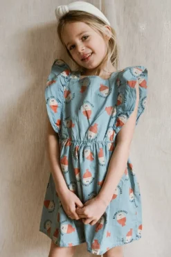 DAMES Bobo Choses Jurken & Salopettes | Jurken^Ruffle dress Morning egg all over |