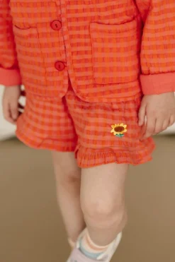 DAMES Bobo Choses Co-ords | Co-ords^Ruffle woven shorts Vichy |