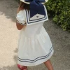 DAMES Konges Slojd Jurken & Salopettes | Jurken^Sailor dress Allie gots | Optic white |