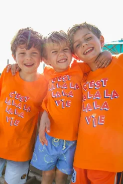 DAMES Studio Poespas Shirts | Shirts^Shirt C'est La Vie kids | Orange |