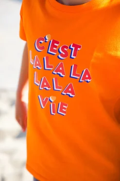 DAMES Studio Poespas Shirts | Shirts^Shirt C'est La Vie kids | Orange |