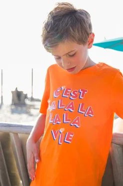 DAMES Studio Poespas Shirts | Shirts^Shirt C'est La Vie kids | Orange |