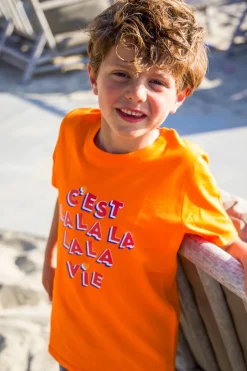DAMES Studio Poespas Shirts | Shirts^Shirt C'est La Vie kids | Orange |