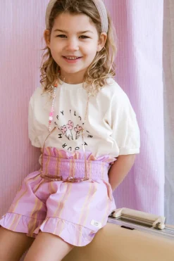 DAMES Labo de Colores Co-ords | Co-ords^Short Falla | Pink mulberry multi |