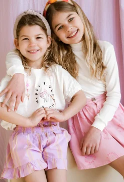 DAMES Labo de Colores Co-ords | Co-ords^Short Falla | Pink mulberry multi |