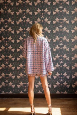 DAMES Studio Amaya x Poespas Co-ords | Shorts^Short Legally Blonde | Pink sparkling check |