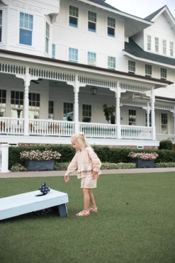 DAMES Baje Studio Co-ords | Co-ords^Short Ovaia embroidery | Rose salmon |