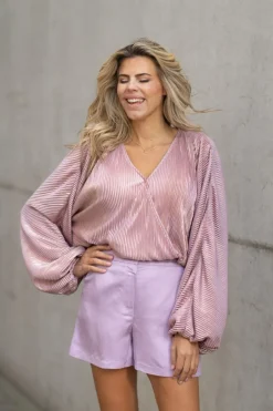 DAMES Freebird Co-ords | Shorts^Short Piera | Purple pink |