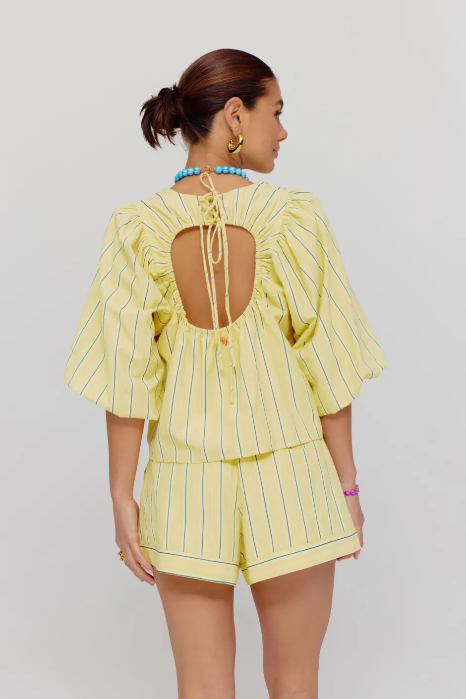 DAMES Harper u0026 Yve Co-ords | Shorts^Short Yessie | Yellow stripe | Harper & Yve