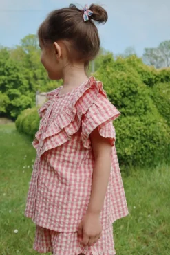 Konges Slojd Shorts^Shorts Kim frill gots | Flamingo plume check |