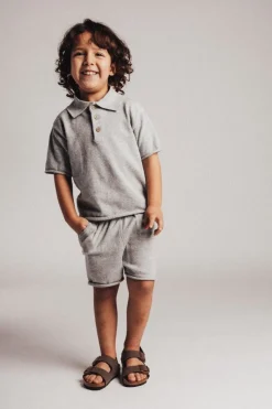 Baje Studio Shirts^Shortsleeve knit top Estoi | Blue steel |