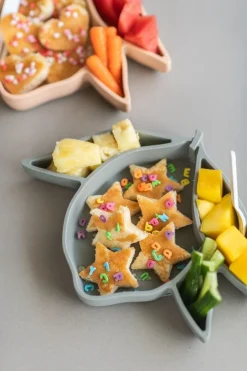 Konges Slojd Kinderservies^Silicone bordje lemon | Whale |