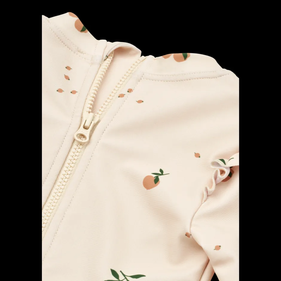 Liewood Zwemkleding | Zwemkleding^Sille baby printed swimsuit | Peach/sea shell |