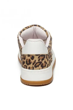 DAMES Poespas Sneakers^Sneaker Alysha | White/leopard suede | Steve Madden