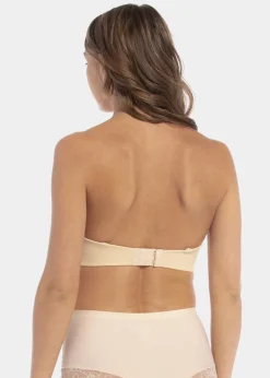 DAMES Poespas Lingerie^Strapless BH | Luxury latte | Magic Bodyfashion