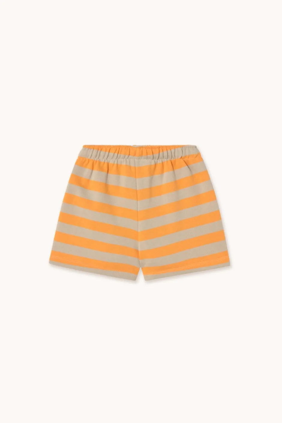 DAMES Tinycottons Co-ords | Co-ords^Stripes tiny short | Orange/dark vanilla |