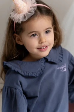 House of Jamie Truien & Vesten | Truien & Vesten^Sweater collar Balloon | Stardust blue |