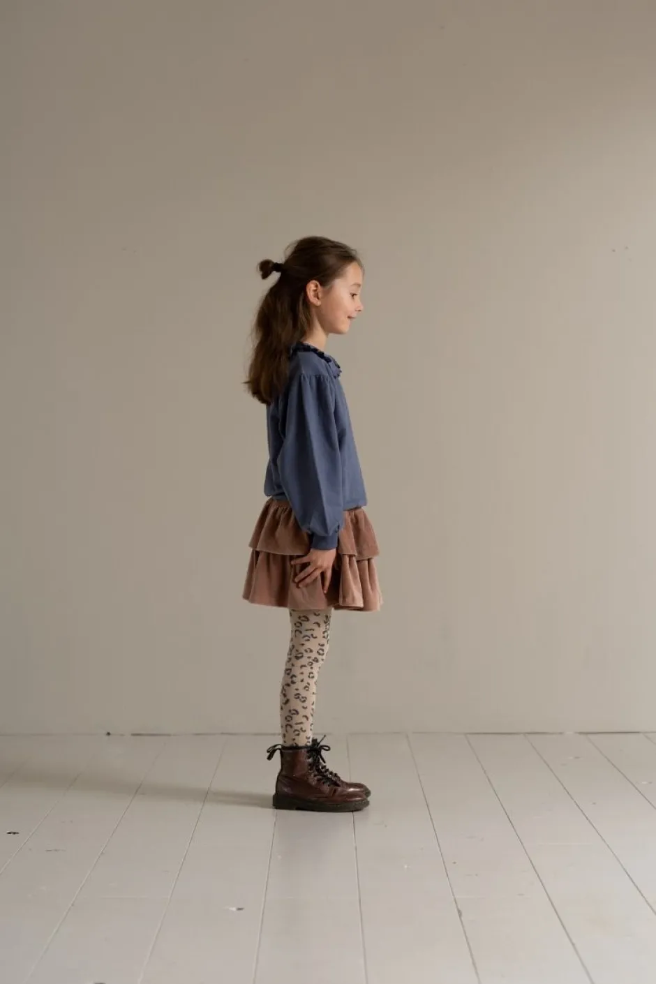 House of Jamie Truien & Vesten | Truien & Vesten^Sweater collar Balloon | Stardust blue |