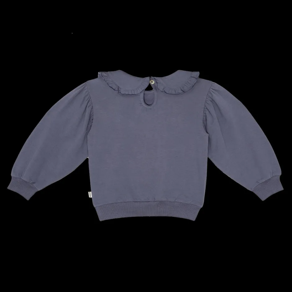 House of Jamie Truien & Vesten | Truien & Vesten^Sweater collar Balloon | Stardust blue |