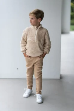 House of Jamie Truien & Vesten^Sweater met rits | Oatmeal |