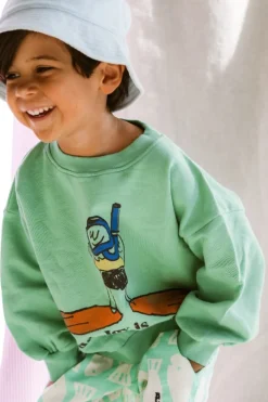 Bobo Choses Truien & Vesten^Sweatshirt A day at the beach |