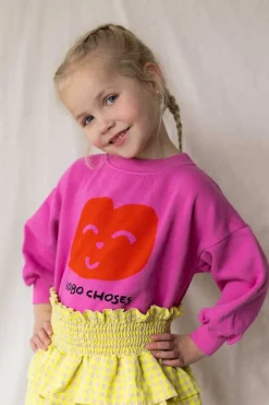 Bobo Choses Truien & Vesten^Sweatshirt Joyful face |