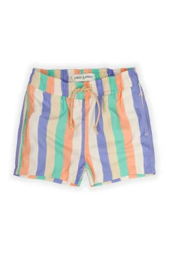 Sproet u0026 Sprout Zwemkleding^Swim short multi colour stripes | Nectarine | Sproet & Sprout