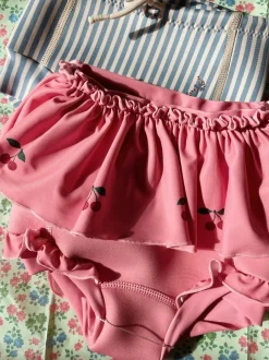 Konges Slojd Zwemkleding | Zwemkleding^Swimshorts Bobbi frill | Strawberry ice |