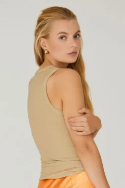 DAMES A-view Basics | Tops^Tank top Eva | Goud |
