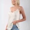 DAMES Nukus Basics | Tops^Top Aniek silky | Off-white |