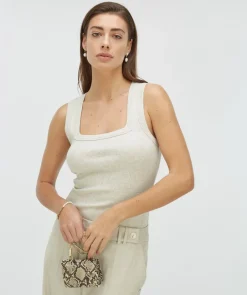 DAMES JOSH V Basics | Tops^Top Dieda | Salt melange |