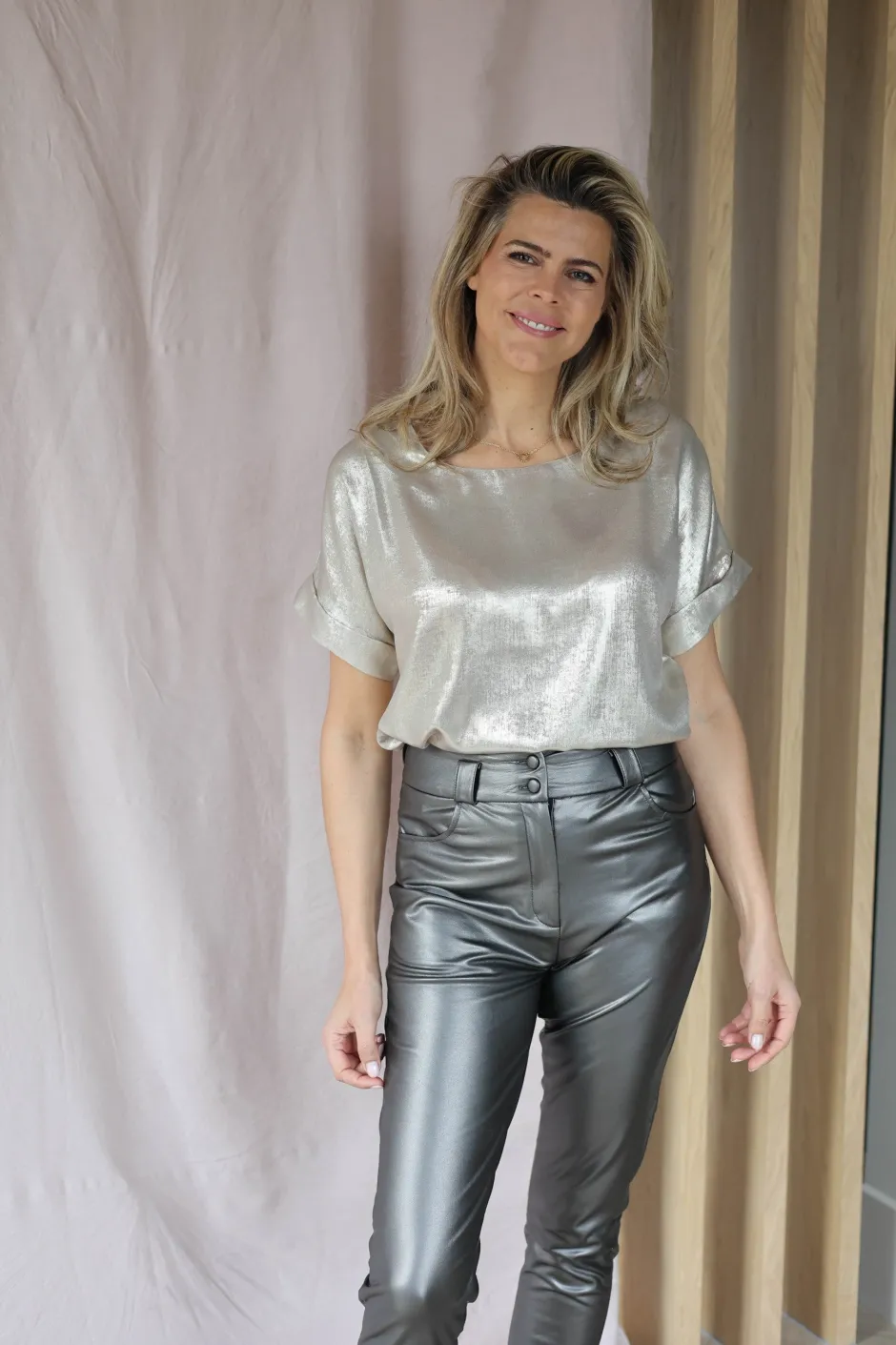 DAMES Nukus Tops^Top Irene | Light gold |